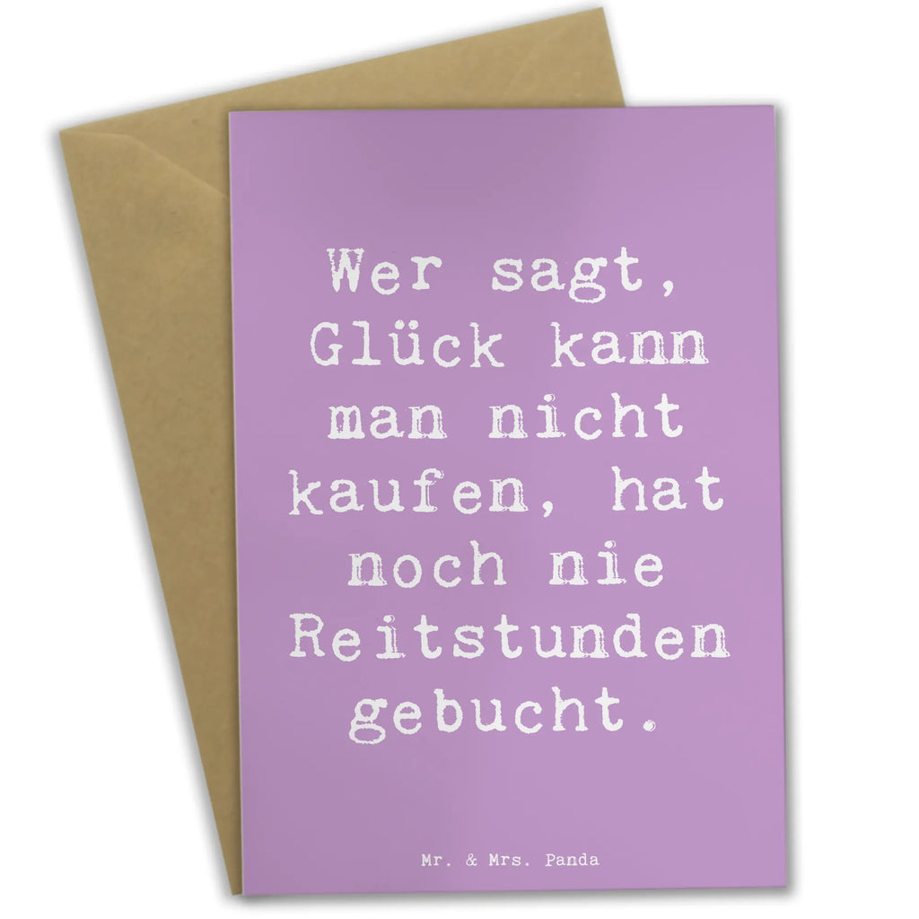 Grußkarte Spruch Wer sagt, Glück kann man nicht kaufen, hat noch nie Reitstunden gebucht. Ansichtskarten, Einladungskarte, Geburtstagskarte, Karte, Glückwunschkarte, Klappkarte, Grußkarte, Hochzeitskarte, Beruf, Ausbildung, Jubiläum, Abschied, Rente, Kollege, Kollegin, Geschenk, Schenken, Arbeitskollege, Mitarbeiter, Firma, Danke, Dankeschön