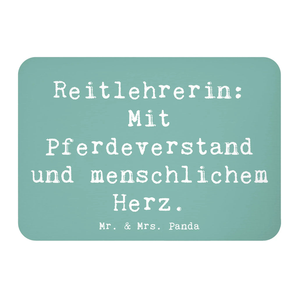 Magnet Saying Reitlehrerin: Mit Pferdeverstand und menschlichem Herz. Pinnwandmagnet, Notiz Magnet, Motivmagnete, Kühlschrankmagnet, Dekomagnet, Whiteboard Magnet, Kühlschrank Dekoration, Souvenir Magnet, Beruf, Ausbildung, Jubiläum, Abschied, Rente, Kollege, Kollegin, Geschenk, Schenken, Arbeitskollege, Mitarbeiter, Firma, Danke, Dankeschön