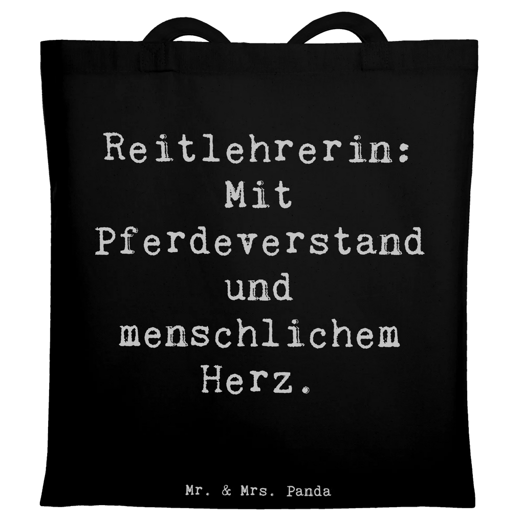 Tragetasche Spruch Reitlehrerin: Mit Pferdeverstand und menschlichem Herz. Strandtasche, Beutel, Tragetasche, Einkaufstasche, Jutebeutel, Einkaufstüte, Schultertasche, Laptoptasche, Stofftasche, Shopper, Badetasche, Stoffbeutel, Jutetasche, Tasche, Beuteltasche, Umhängetasche, Beruf, Ausbildung, Jubiläum, Abschied, Rente, Kollege, Kollegin, Geschenk, Schenken, Arbeitskollege, Mitarbeiter, Firma, Danke, Dankeschön