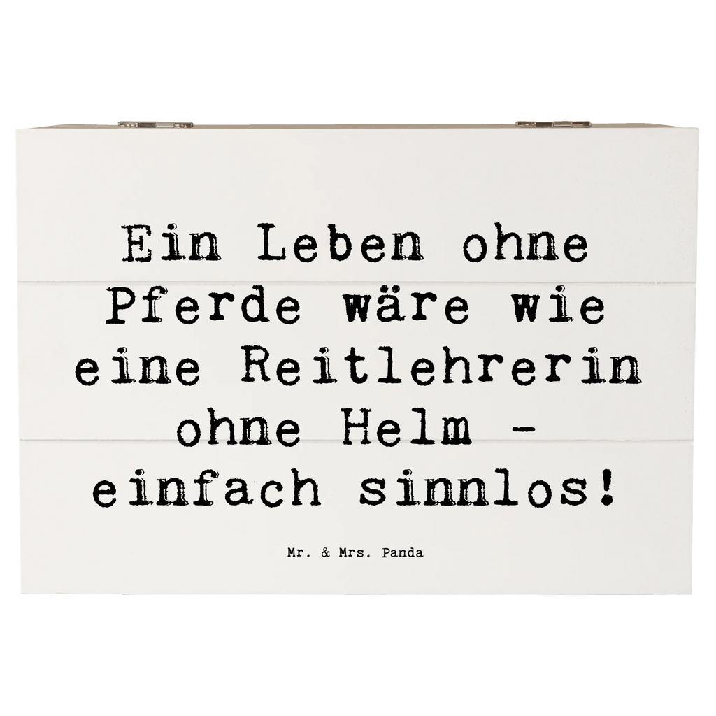 Holzkiste Spruch Ein Leben ohne Pferde wäre wie eine Reitlehrerin ohne Helm - einfach sinnlos! Geschenkbox, Dekokiste, Aufbewahrungsbox, Erinnerungsbox, Erinnerungskiste, Truhe, Geschenkdose, Kiste, Holzkiste, Schatulle, XXL, Schatzkiste, Beruf, Ausbildung, Jubiläum, Abschied, Rente, Kollege, Kollegin, Geschenk, Schenken, Arbeitskollege, Mitarbeiter, Firma, Danke, Dankeschön
