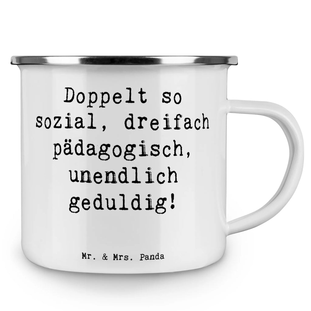 Camping Emaille Tasse Spruch Doppelt so sozial, dreifach pädagogisch, unendlich geduldig! Camping Tassen, Emaille Trinkbecher, Emaille Tassen, Emaille Tasse, Outdoor Becher, Camping Tassen Emaille, Emaille Becher, Metalltasse für Camping, Blechtasse, Outdoor Tasse, Campingtasse, Tasse Emaille, Emaille Tasse Camping, Metall Tasse, Campingtassen, Blechtassen, Camping Tasse Emaille, Edelstahl Trinkbecher, Metalltasse, Emaille Becher Camping, Camping Tasse Metall, Tasse Camping, Camping Becher, Emailletasse, Trinkbecher, Campingbecher, Emaille Campingbecher, Kaffee Blechtasse, Blechtasse Outdoor, Camping Becher Edelstahl, Beruf, Ausbildung, Jubiläum, Abschied, Rente, Kollege, Kollegin, Geschenk, Schenken, Arbeitskollege, Mitarbeiter, Firma, Danke, Dankeschön
