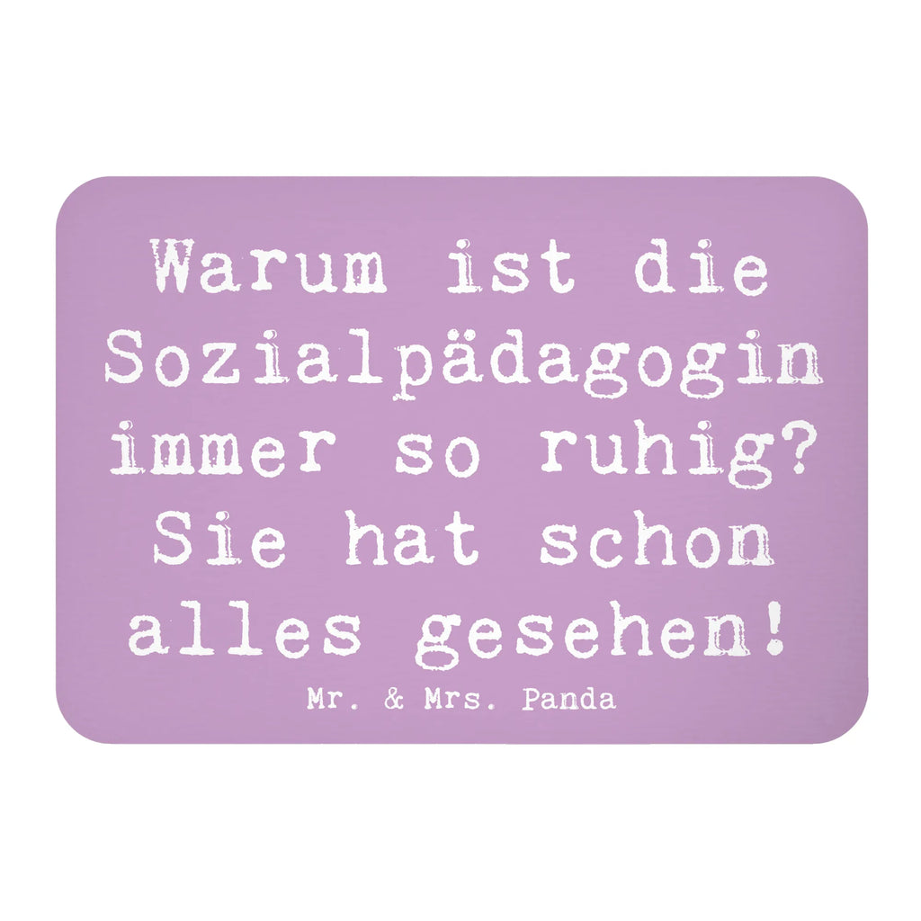 Magnet Spruch Warum ist die Sozialpädagogin immer so ruhig? Sie hat schon alles gesehen! Notiz Magnet, Dekomagnet, Kühlschrank Dekoration, Kühlschrankmagnet, Motivmagnete, Whiteboard Magnet, Pinnwandmagnet, Souvenir Magnet, Beruf, Ausbildung, Jubiläum, Abschied, Rente, Kollege, Kollegin, Geschenk, Schenken, Arbeitskollege, Mitarbeiter, Firma, Danke, Dankeschön