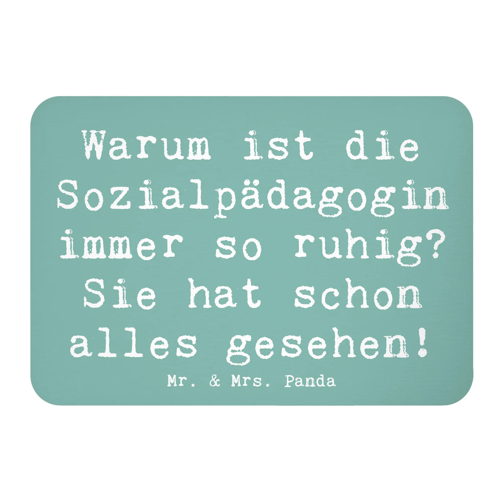 Magnet Spruch Warum ist die Sozialpädagogin immer so ruhig? Sie hat schon alles gesehen! Notiz Magnet, Dekomagnet, Kühlschrank Dekoration, Kühlschrankmagnet, Motivmagnete, Whiteboard Magnet, Pinnwandmagnet, Souvenir Magnet, Beruf, Ausbildung, Jubiläum, Abschied, Rente, Kollege, Kollegin, Geschenk, Schenken, Arbeitskollege, Mitarbeiter, Firma, Danke, Dankeschön