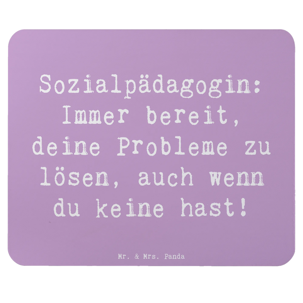 Mouse mat Saying Sozialpädagogin: Immer bereit, deine Probleme zu lösen, auch wenn du keine hast! Einzigartiges Mauspad, Büroausstattung, Mousepad, Mausunterlage, Designer Mauspad, PC Zubehör, Mauspad, Computer zubehör, Mauspad Büro, Arbeitszimmer, Beruf, Ausbildung, Jubiläum, Abschied, Rente, Kollege, Kollegin, Geschenk, Schenken, Arbeitskollege, Mitarbeiter, Firma, Danke, Dankeschön