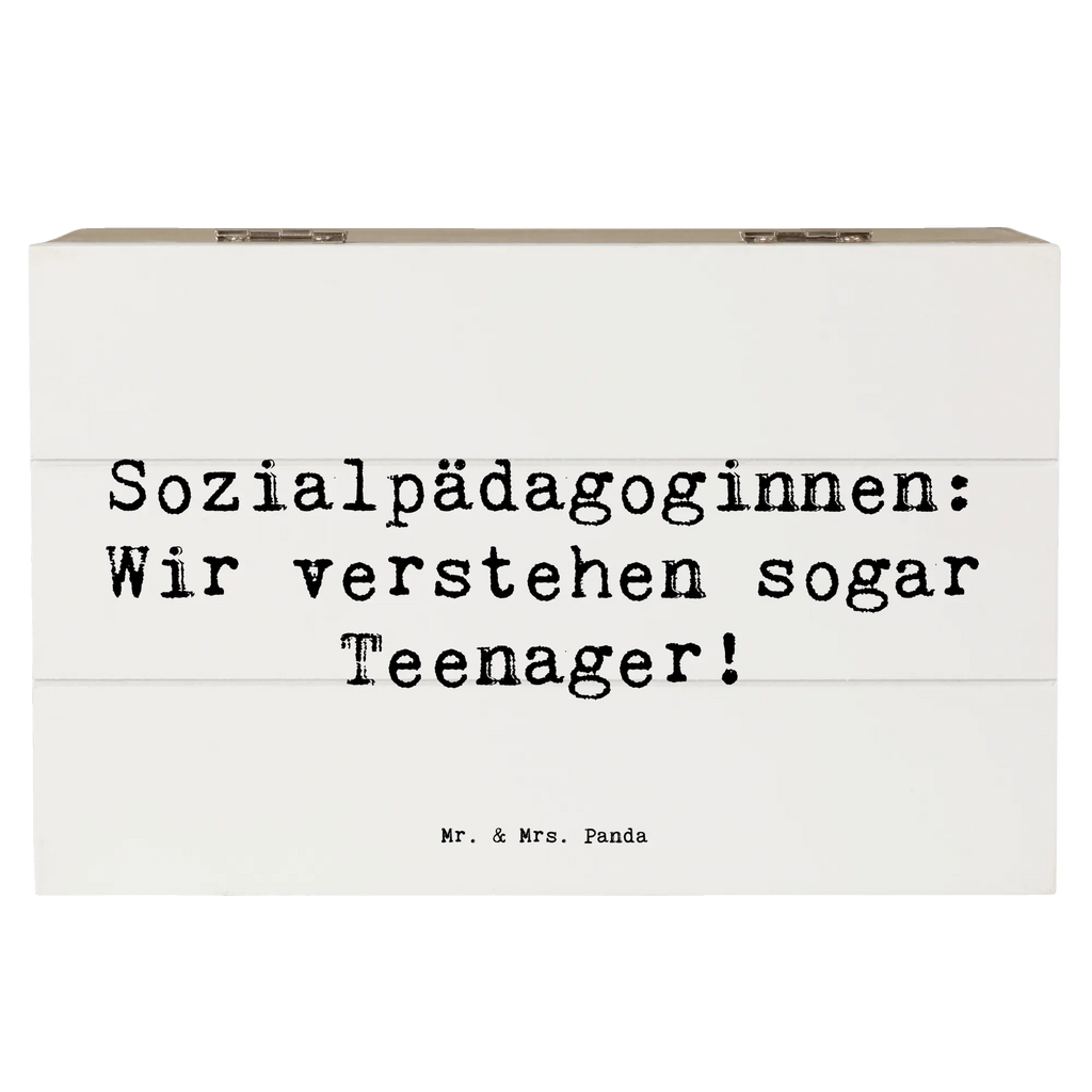 Holzkiste Spruch Sozialpädagoginnen: Wir verstehen sogar Teenager! Schatulle, Dekokiste, Erinnerungskiste, Aufbewahrungsbox, Truhe, Erinnerungsbox, Schatzkiste, Geschenkbox, Geschenkdose, Holzkiste, XXL, Kiste, Beruf, Ausbildung, Jubiläum, Abschied, Rente, Kollege, Kollegin, Geschenk, Schenken, Arbeitskollege, Mitarbeiter, Firma, Danke, Dankeschön