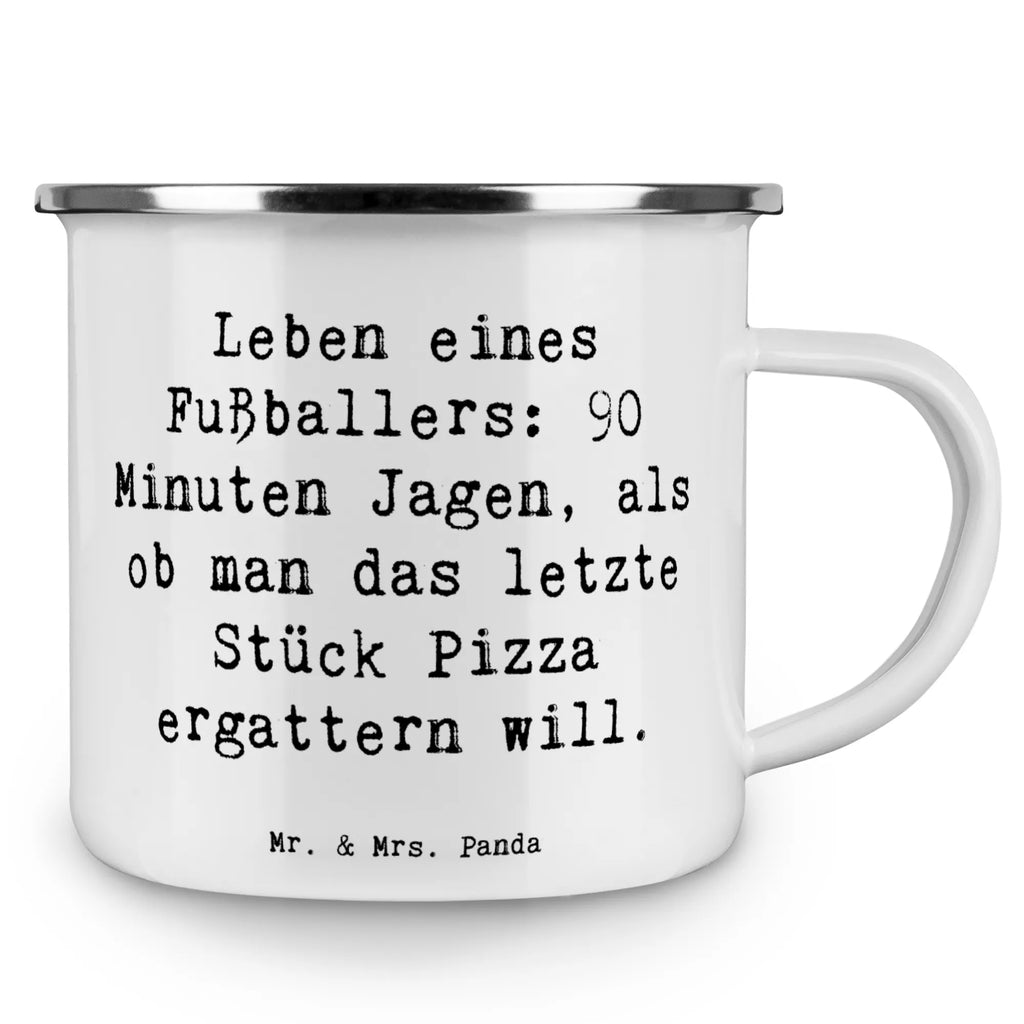 Camping Emaille Tasse Spruch Leben eines Fußballers: 90 Minuten Jagen, als ob man das letzte Stück Pizza ergattern will. Kaffee Blechtasse, Outdoor Tasse, Emaille Trinkbecher, Outdoor Becher, Tasse Emaille, Camping Tasse Metall, Blechtasse, Emaille Campingbecher, Blechtassen, Tasse Camping, Camping Tasse Emaille, Camping Becher Edelstahl, Emaille Becher Camping, Campingtasse, Metalltasse, Camping Tassen Emaille, Blechtasse Outdoor, Edelstahl Trinkbecher, Emaille Tasse Camping, Campingtassen, Emailletasse, Metalltasse für Camping, Metall Tasse, Emaille Tasse, Trinkbecher, Campingbecher, Camping Becher, Camping Tassen, Emaille Tassen, Emaille Becher, Beruf, Ausbildung, Jubiläum, Abschied, Rente, Kollege, Kollegin, Geschenk, Schenken, Arbeitskollege, Mitarbeiter, Firma, Danke, Dankeschön