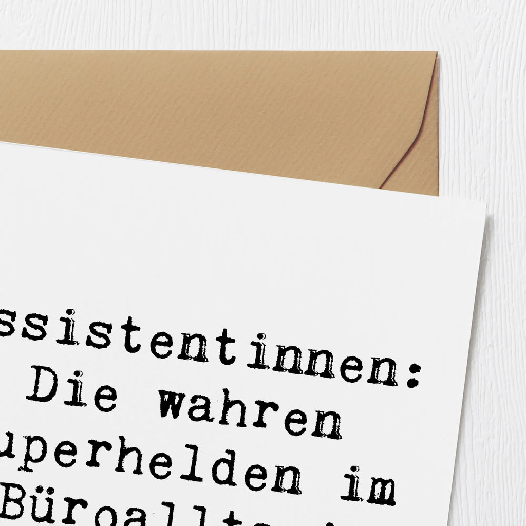 Deluxe Karte Spruch Assistentinnen: Die wahren Superhelden im Büroalltag! Karte, Klappkarte, Hochzeitskarte, Glückwunschkarte, Hochwertige Klappkarte, Geburtstagskarte, Grußkarte, Hochwertige Grußkarte, Einladungskarte, Beruf, Ausbildung, Jubiläum, Abschied, Rente, Kollege, Kollegin, Geschenk, Schenken, Arbeitskollege, Mitarbeiter, Firma, Danke, Dankeschön