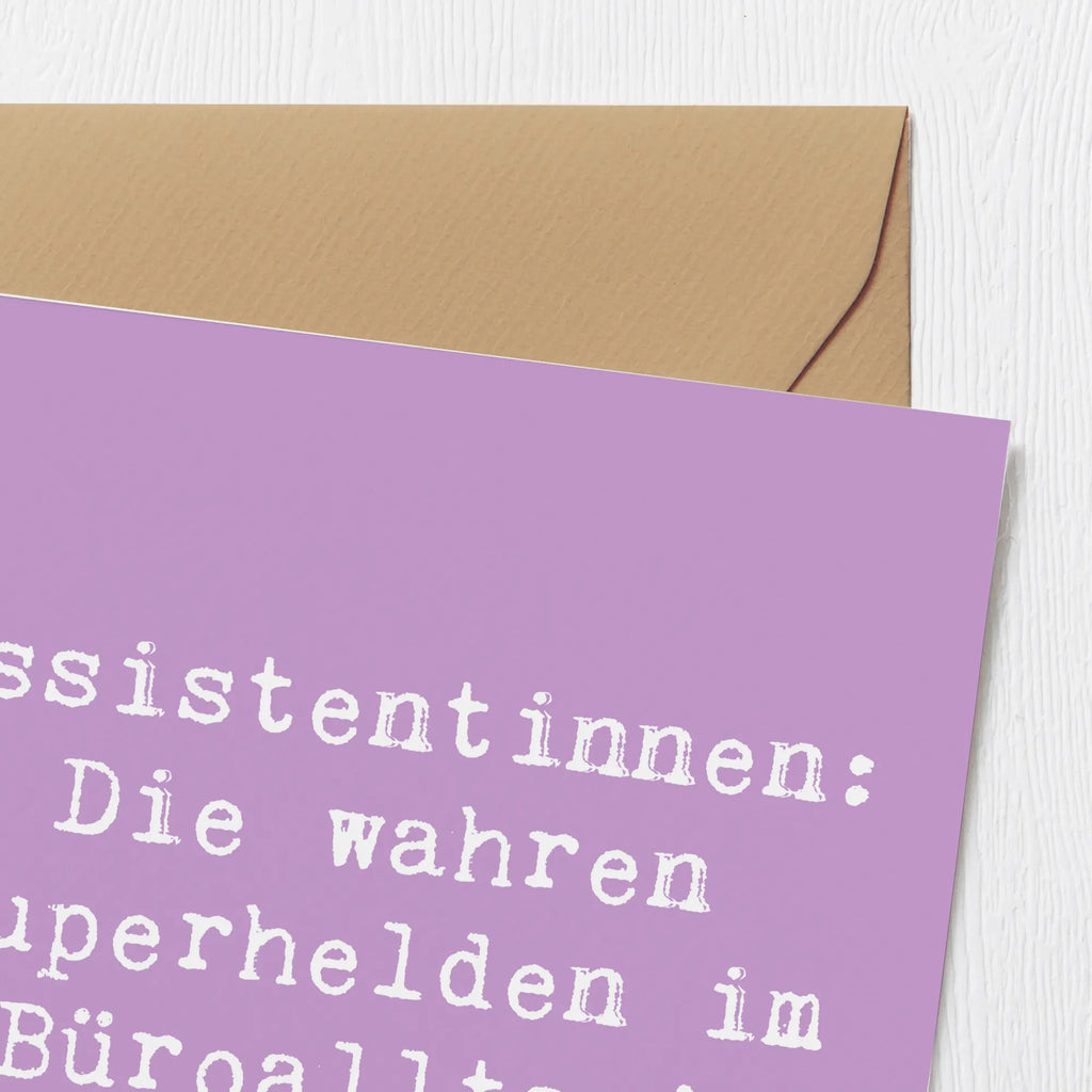 Deluxe Karte Spruch Assistentinnen: Die wahren Superhelden im Büroalltag! Karte, Klappkarte, Hochzeitskarte, Glückwunschkarte, Hochwertige Klappkarte, Geburtstagskarte, Grußkarte, Hochwertige Grußkarte, Einladungskarte, Beruf, Ausbildung, Jubiläum, Abschied, Rente, Kollege, Kollegin, Geschenk, Schenken, Arbeitskollege, Mitarbeiter, Firma, Danke, Dankeschön