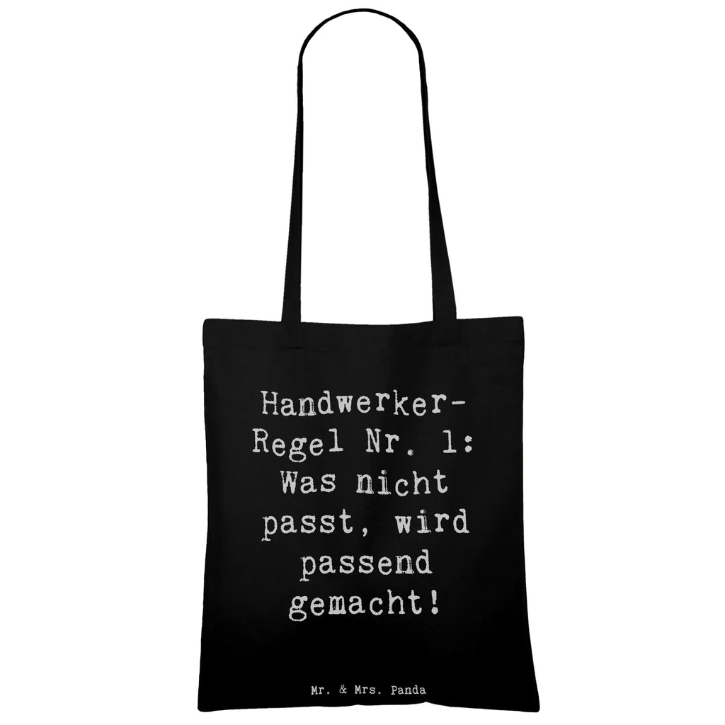 Tragetasche Spruch Handwerker-Regel Nr. 1: Was nicht passt, wird passend gemacht! Jutebeutel, Jutetasche, Stoffbeutel, Schultertasche, Beutel, Tragetasche, Beuteltasche, Tasche, Shopper, Umhängetasche, Badetasche, Laptoptasche, Stofftasche, Einkaufstasche, Strandtasche, Einkaufstüte, Beruf, Ausbildung, Jubiläum, Abschied, Rente, Kollege, Kollegin, Geschenk, Schenken, Arbeitskollege, Mitarbeiter, Firma, Danke, Dankeschön