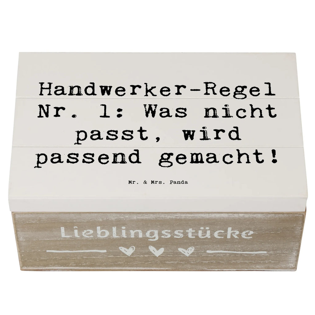 Holzkiste Spruch Handwerker-Regel Nr. 1: Was nicht passt, wird passend gemacht! Erinnerungskiste, Truhe, Aufbewahrungsbox, Schatzkiste, Kiste, Geschenkdose, Geschenkbox, Schatulle, Holzkiste, Dekokiste, Erinnerungsbox, XXL, Beruf, Ausbildung, Jubiläum, Abschied, Rente, Kollege, Kollegin, Geschenk, Schenken, Arbeitskollege, Mitarbeiter, Firma, Danke, Dankeschön