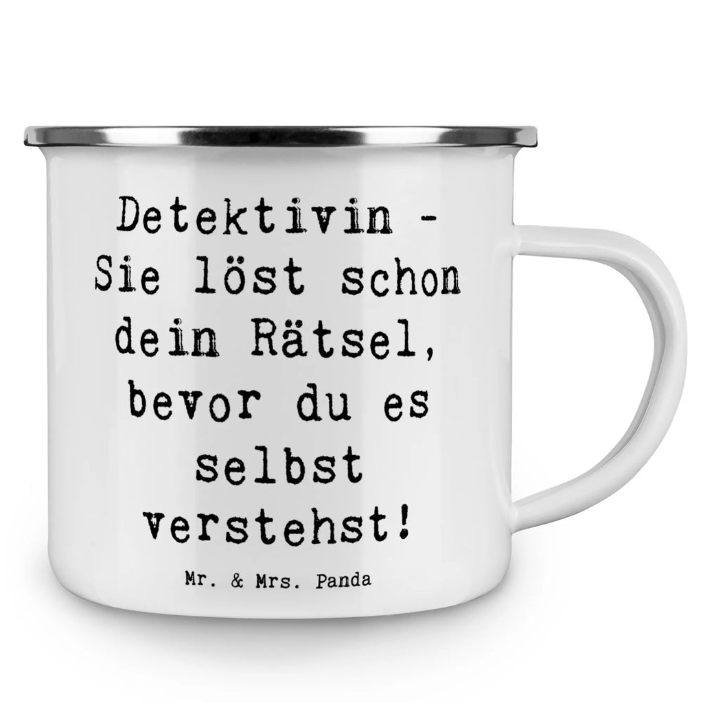 Camping Emaille Tasse Spruch Detektivin - Sie löst schon dein Rätsel, bevor du es selbst verstehst! Camping Becher, Outdoor Tasse, Emaille Tassen, Tasse Camping, Emaille Tasse Camping, Metalltasse, Campingbecher, Edelstahl Trinkbecher, Metalltasse für Camping, Emaille Trinkbecher, Emaille Campingbecher, Camping Tasse Metall, Campingtassen, Kaffee Blechtasse, Emaille Tasse, Tasse Emaille, Camping Tassen Emaille, Camping Tassen, Trinkbecher, Blechtasse, Metall Tasse, Campingtasse, Emailletasse, Camping Tasse Emaille, Emaille Becher, Blechtassen, Emaille Becher Camping, Camping Becher Edelstahl, Blechtasse Outdoor, Outdoor Becher, Beruf, Ausbildung, Jubiläum, Abschied, Rente, Kollege, Kollegin, Geschenk, Schenken, Arbeitskollege, Mitarbeiter, Firma, Danke, Dankeschön