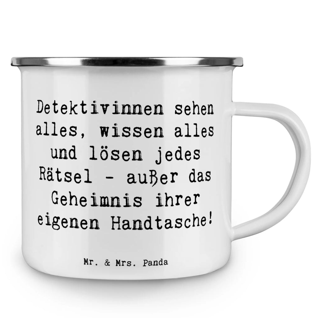 Camping Emaille Tasse Spruch Detektivinnen sehen alles, wissen alles und lösen jedes Rätsel - außer das Geheimnis ihrer eigenen Handtasche! Outdoor Tasse, Metall Tasse, Edelstahl Trinkbecher, Camping Tassen Emaille, Emaille Tasse Camping, Campingtasse, Tasse Camping, Camping Becher, Trinkbecher, Emaille Campingbecher, Blechtasse, Campingtassen, Blechtasse Outdoor, Emaille Trinkbecher, Emailletasse, Camping Tasse Emaille, Camping Tasse Metall, Campingbecher, Emaille Tassen, Camping Becher Edelstahl, Metalltasse für Camping, Metalltasse, Blechtassen, Emaille Becher Camping, Kaffee Blechtasse, Outdoor Becher, Emaille Tasse, Camping Tassen, Tasse Emaille, Emaille Becher, Beruf, Ausbildung, Jubiläum, Abschied, Rente, Kollege, Kollegin, Geschenk, Schenken, Arbeitskollege, Mitarbeiter, Firma, Danke, Dankeschön