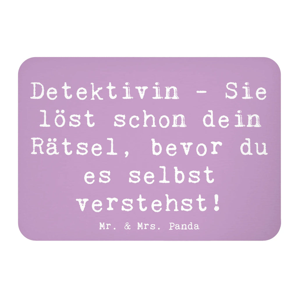 Magnet Spruch Detektivin - Sie löst schon dein Rätsel, bevor du es selbst verstehst! Pinnwandmagnet, Souvenir Magnet, Motivmagnete, Notiz Magnet, Whiteboard Magnet, Dekomagnet, Kühlschrankmagnet, Kühlschrank Dekoration, Beruf, Ausbildung, Jubiläum, Abschied, Rente, Kollege, Kollegin, Geschenk, Schenken, Arbeitskollege, Mitarbeiter, Firma, Danke, Dankeschön