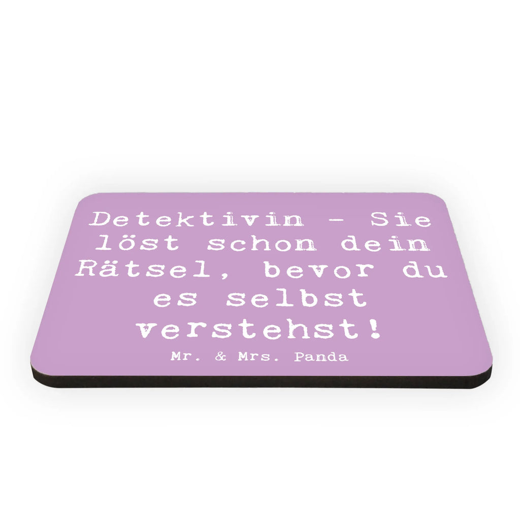 Magnet Spruch Detektivin - Sie löst schon dein Rätsel, bevor du es selbst verstehst! Pinnwandmagnet, Souvenir Magnet, Motivmagnete, Notiz Magnet, Whiteboard Magnet, Dekomagnet, Kühlschrankmagnet, Kühlschrank Dekoration, Beruf, Ausbildung, Jubiläum, Abschied, Rente, Kollege, Kollegin, Geschenk, Schenken, Arbeitskollege, Mitarbeiter, Firma, Danke, Dankeschön