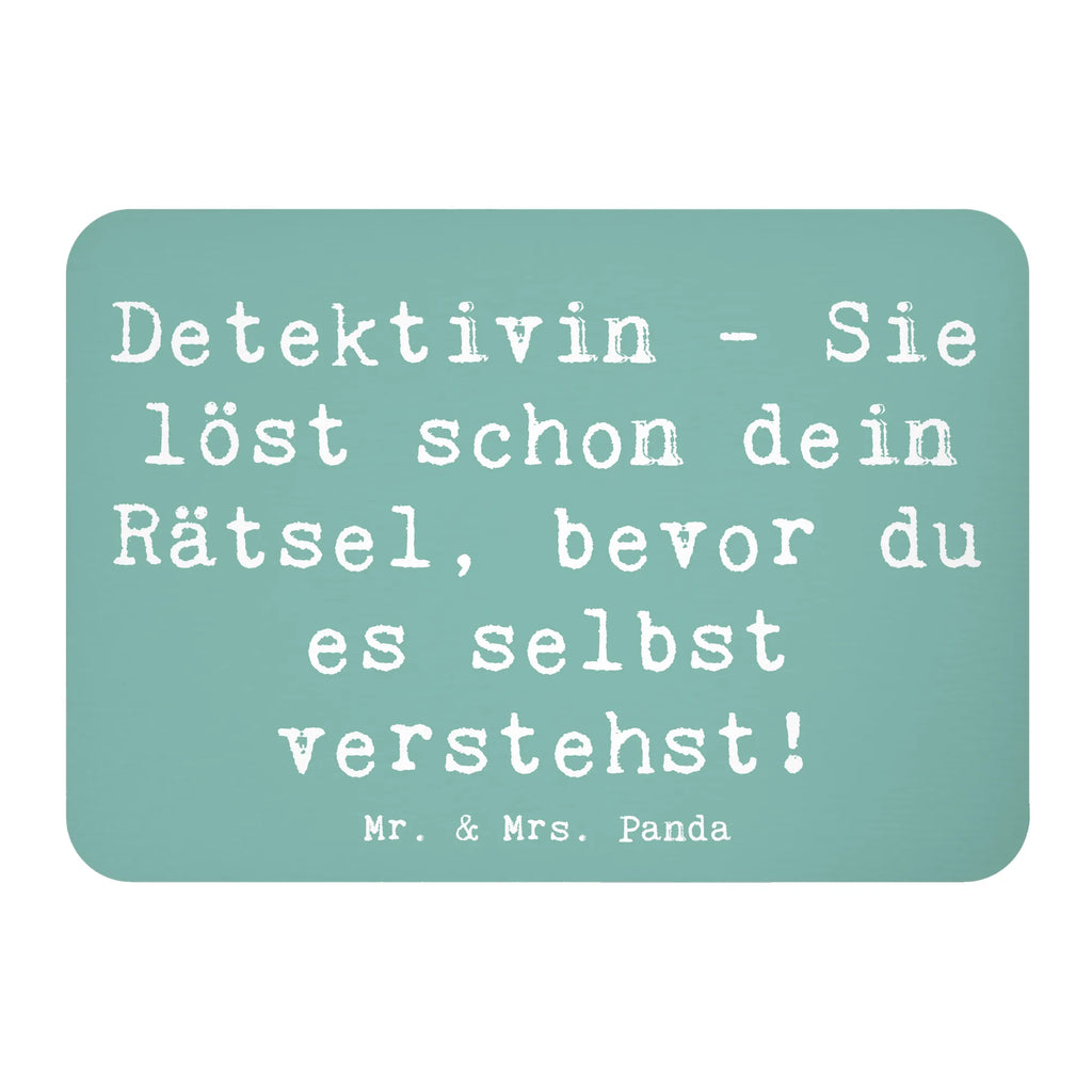 Magnet Spruch Detektivin - Sie löst schon dein Rätsel, bevor du es selbst verstehst! Pinnwandmagnet, Souvenir Magnet, Motivmagnete, Notiz Magnet, Whiteboard Magnet, Dekomagnet, Kühlschrankmagnet, Kühlschrank Dekoration, Beruf, Ausbildung, Jubiläum, Abschied, Rente, Kollege, Kollegin, Geschenk, Schenken, Arbeitskollege, Mitarbeiter, Firma, Danke, Dankeschön