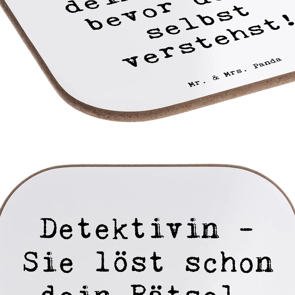 Square coaster Saying Detektivin - Sie löst schon dein Rätsel, bevor du es selbst verstehst! Bierdeckel, Untersetzer, Untersetzer Gläser, Holzuntersetzer, Untersetzer Design, Untersetzer Holz, Korkuntersetzer, Untersetzer aus Holz, Glasuntersetzer, Untersetzer für Gläser, Tassen Untersetzer, Getränkeuntersetzer, Beruf, Ausbildung, Jubiläum, Abschied, Rente, Kollege, Kollegin, Geschenk, Schenken, Arbeitskollege, Mitarbeiter, Firma, Danke, Dankeschön