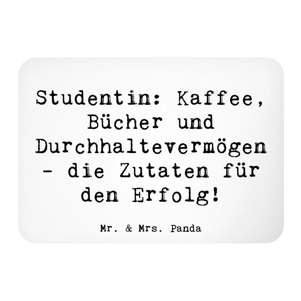 Magnet Spruch Studentin: Kaffee, Bücher und Durchhaltevermögen - die Zutaten für den Erfolg! Souvenir Magnet, Dekomagnet, Motivmagnete, Kühlschrankmagnet, Kühlschrank Dekoration, Pinnwandmagnet, Notiz Magnet, Whiteboard Magnet, Beruf, Ausbildung, Jubiläum, Abschied, Rente, Kollege, Kollegin, Geschenk, Schenken, Arbeitskollege, Mitarbeiter, Firma, Danke, Dankeschön
