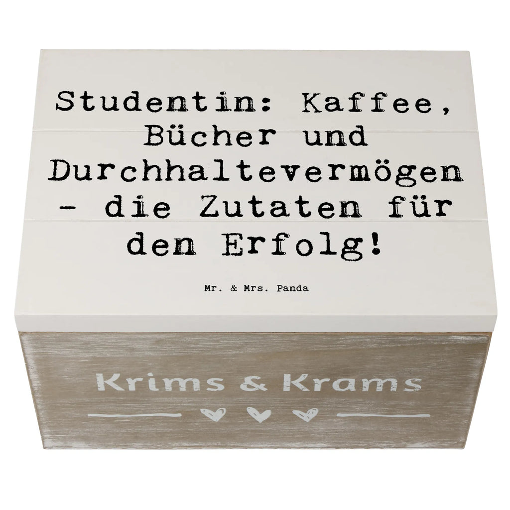 Holzkiste Spruch Studentin: Kaffee, Bücher und Durchhaltevermögen - die Zutaten für den Erfolg! Aufbewahrungsbox Holz, Holztruhe, Holzbox mit Deckel, Holzkisten, aufbewahrungskisten, aufbewahrungstruhe, Holzkiste mit Deckel, Box aus Holz, box holz, aufbewahrungskiste mit deckel, Schatulle, truhe holz, Holzkiste, holzschatulle, holztruhen, Holzboxen, aufbewahrungsboxen, Aufbewahrungskiste, Aufbewahrungsbox, holzkästchen, Aufbewahrungsbox aus Holz, Holz Aufbewahrungsbox, Holzbox, holzschachtel, kiste holz, Geschenk, Danke, Dankeschön, Schenken, Beruf, Ausbildung, Abschied, Rente, Kollege, Kollegin, Arbeitskollege, Mitarbeiter, Jubiläum, Firma