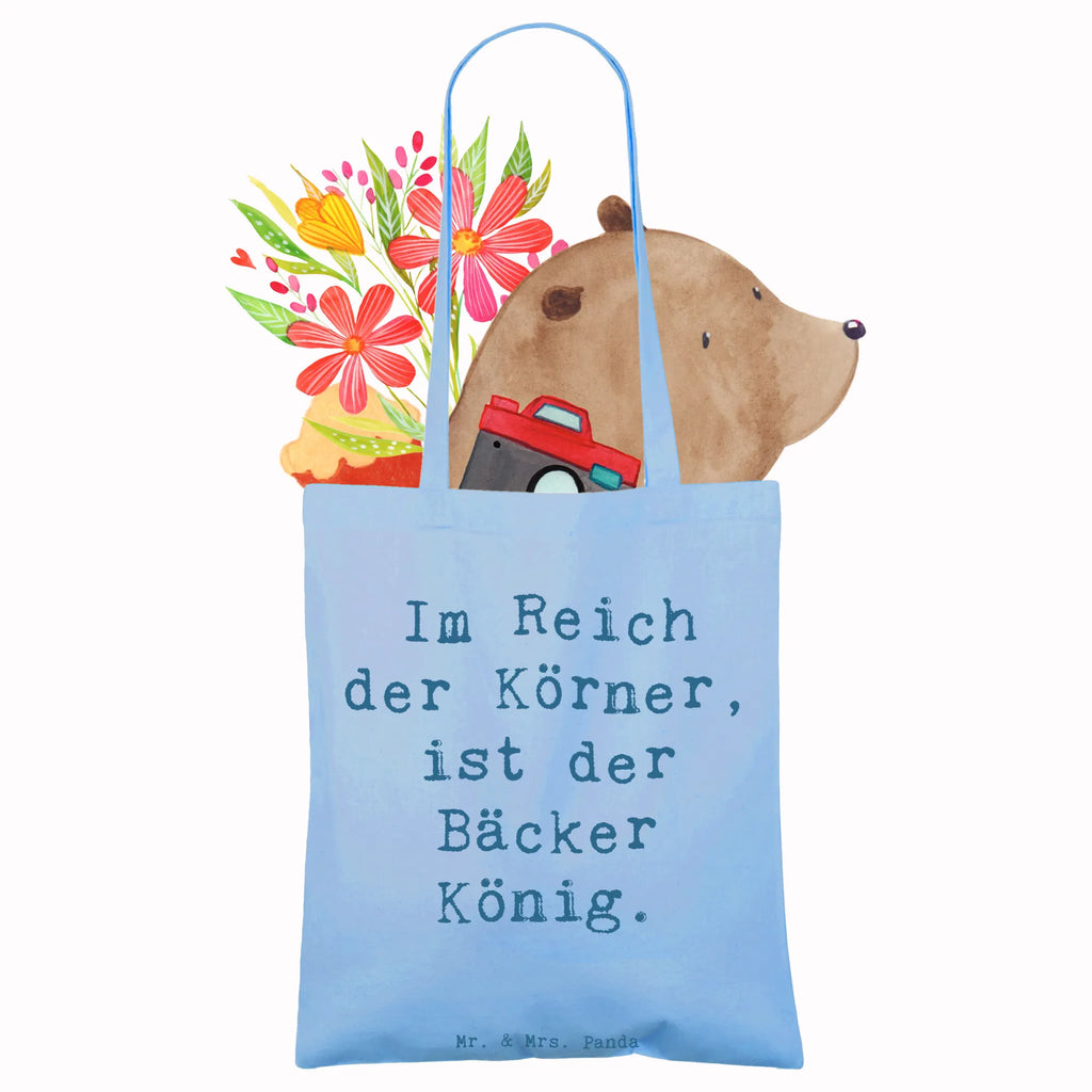 Tragetasche Spruch Im Reich der Körner, ist der Bäcker König. Beuteltasche, Beutel, Einkaufstasche, Jutebeutel, Stoffbeutel, Tasche, Shopper, Umhängetasche, Strandtasche, Schultertasche, Stofftasche, Tragetasche, Badetasche, Jutetasche, Einkaufstüte, Laptoptasche, Beruf, Ausbildung, Jubiläum, Abschied, Rente, Kollege, Kollegin, Geschenk, Schenken, Arbeitskollege, Mitarbeiter, Firma, Danke, Dankeschön