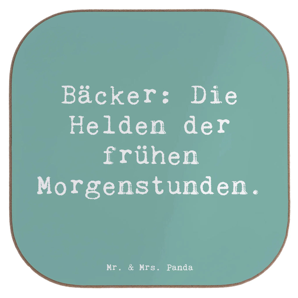 Square coaster Saying Bäcker: Die Helden der frühen Morgenstunden. Holzuntersetzer, Untersetzer Design, Untersetzer aus Holz, Getränkeuntersetzer, Glasuntersetzer, Korkuntersetzer, Untersetzer für Gläser, Untersetzer Gläser, Bierdeckel, Tassen Untersetzer, Untersetzer, Untersetzer Holz, Beruf, Ausbildung, Jubiläum, Abschied, Rente, Kollege, Kollegin, Geschenk, Schenken, Arbeitskollege, Mitarbeiter, Firma, Danke, Dankeschön
