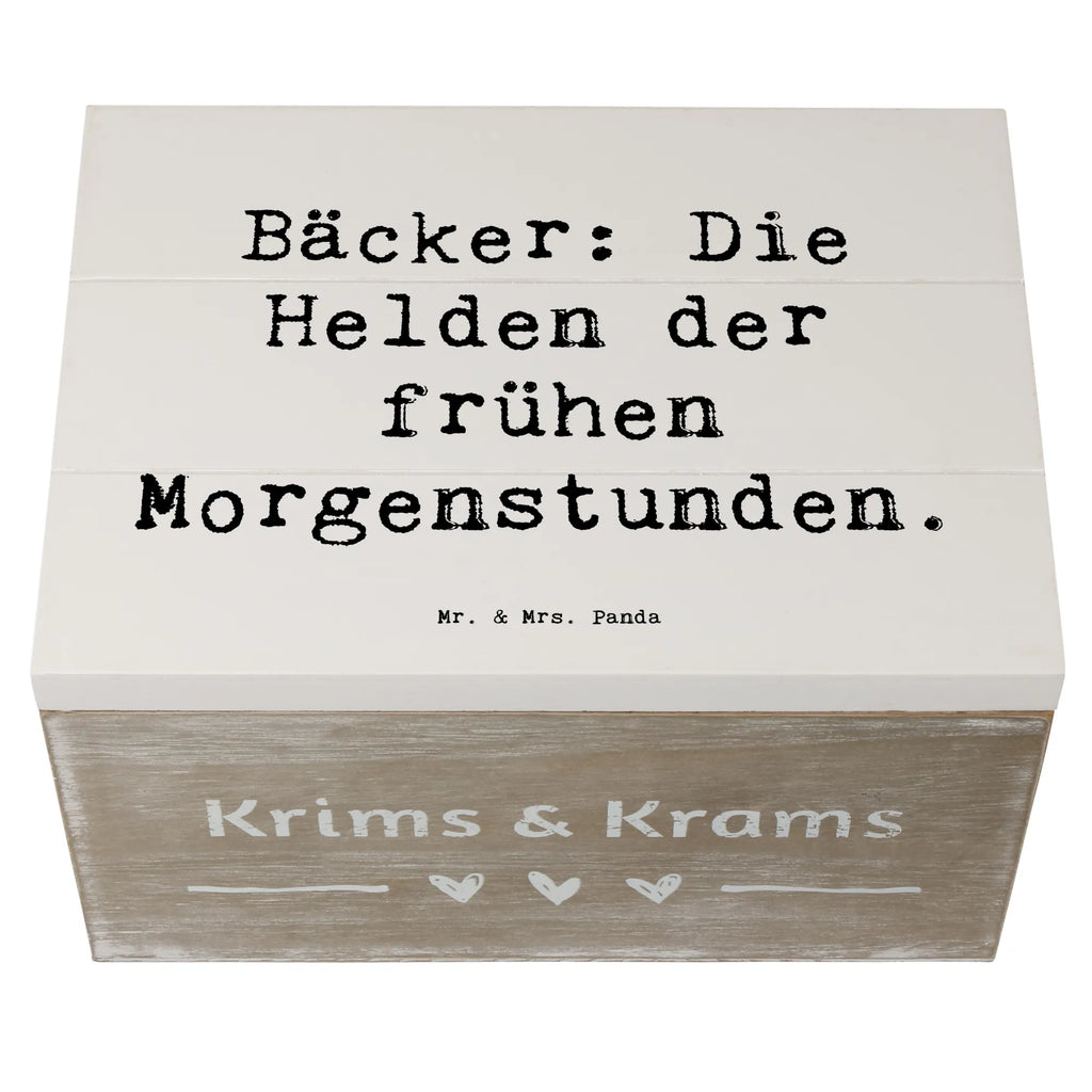 Holzkiste Spruch Bäcker: Die Helden der frühen Morgenstunden. Schatzkiste, Aufbewahrungsbox, Geschenkdose, Truhe, Kiste, Erinnerungskiste, Geschenkbox, Dekokiste, XXL, Schatulle, Erinnerungsbox, Holzkiste, Beruf, Ausbildung, Jubiläum, Abschied, Rente, Kollege, Kollegin, Geschenk, Schenken, Arbeitskollege, Mitarbeiter, Firma, Danke, Dankeschön