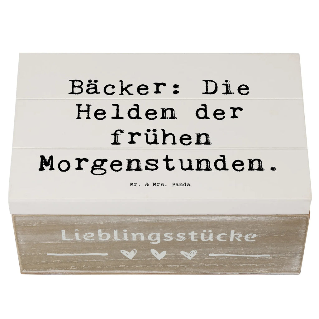 Holzkiste Spruch Bäcker: Die Helden der frühen Morgenstunden. Schatzkiste, Aufbewahrungsbox, Geschenkdose, Truhe, Kiste, Erinnerungskiste, Geschenkbox, Dekokiste, XXL, Schatulle, Erinnerungsbox, Holzkiste, Beruf, Ausbildung, Jubiläum, Abschied, Rente, Kollege, Kollegin, Geschenk, Schenken, Arbeitskollege, Mitarbeiter, Firma, Danke, Dankeschön