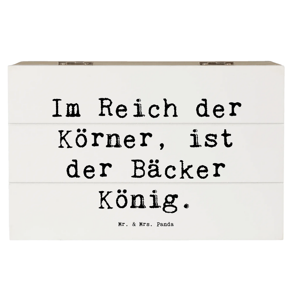 Holzkiste Spruch Im Reich der Körner, ist der Bäcker König. Geschenkdose, Truhe, Geschenkbox, Dekokiste, Schatulle, Schatzkiste, XXL, Holzkiste, Erinnerungskiste, Kiste, Aufbewahrungsbox, Erinnerungsbox, Beruf, Ausbildung, Jubiläum, Abschied, Rente, Kollege, Kollegin, Geschenk, Schenken, Arbeitskollege, Mitarbeiter, Firma, Danke, Dankeschön