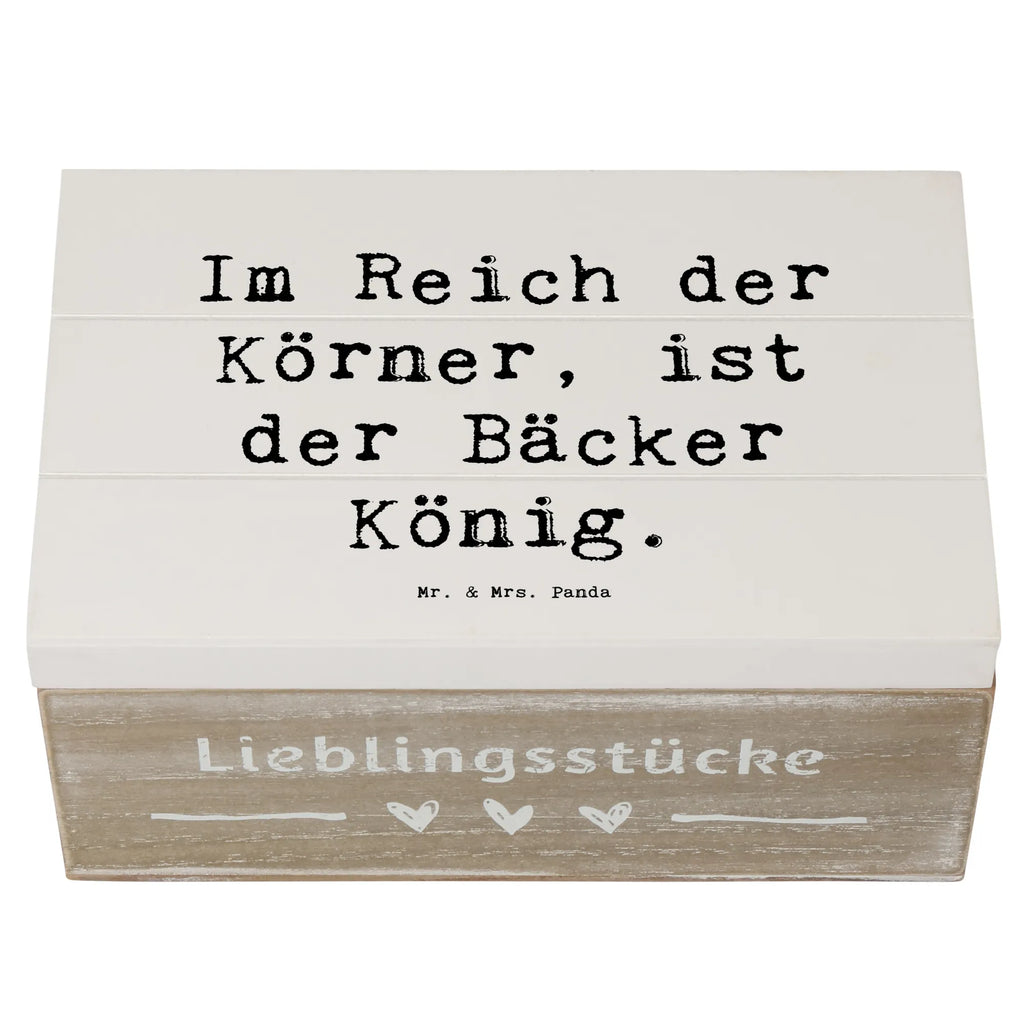 Holzkiste Spruch Im Reich der Körner, ist der Bäcker König. Geschenkdose, Truhe, Geschenkbox, Dekokiste, Schatulle, Schatzkiste, XXL, Holzkiste, Erinnerungskiste, Kiste, Aufbewahrungsbox, Erinnerungsbox, Beruf, Ausbildung, Jubiläum, Abschied, Rente, Kollege, Kollegin, Geschenk, Schenken, Arbeitskollege, Mitarbeiter, Firma, Danke, Dankeschön