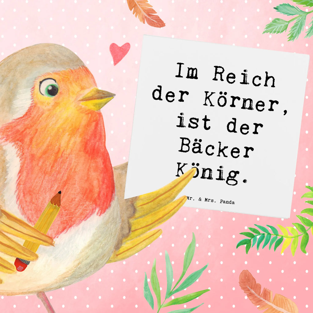 Deluxe Card Saying Im Reich der Körner, ist der Bäcker König. Glückwunschkarte, Karte, Grußkarte, Hochwertige Klappkarte, Hochwertige Grußkarte, Einladungskarte, Klappkarte, Geburtstagskarte, Hochzeitskarte, Beruf, Ausbildung, Jubiläum, Abschied, Rente, Kollege, Kollegin, Geschenk, Schenken, Arbeitskollege, Mitarbeiter, Firma, Danke, Dankeschön