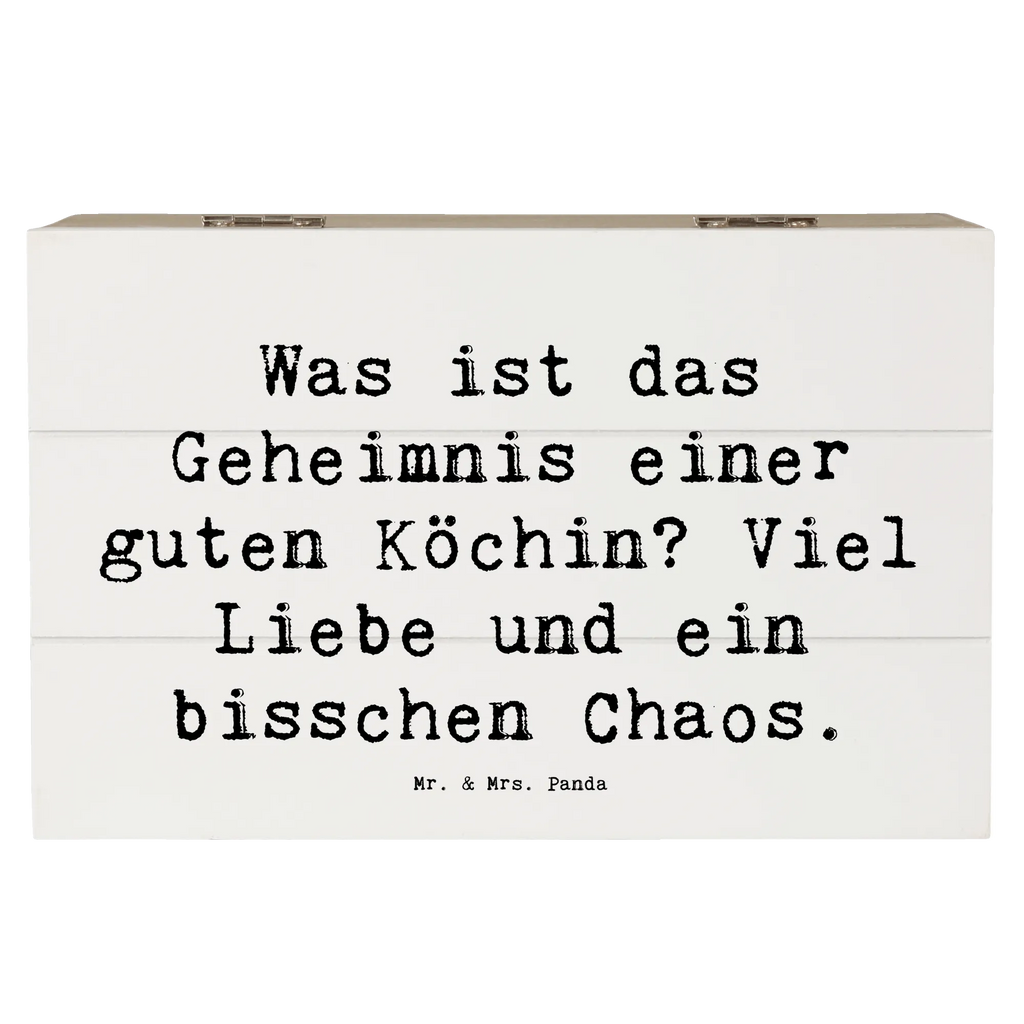 Holzkiste Spruch Was ist das Geheimnis einer guten Köchin? Viel Liebe und ein bisschen Chaos. Dekokiste, Erinnerungsbox, Aufbewahrungsbox, Schatulle, Geschenkdose, Geschenkbox, Holzkiste, Schatzkiste, XXL, Truhe, Kiste, Erinnerungskiste, Beruf, Ausbildung, Jubiläum, Abschied, Rente, Kollege, Kollegin, Geschenk, Schenken, Arbeitskollege, Mitarbeiter, Firma, Danke, Dankeschön