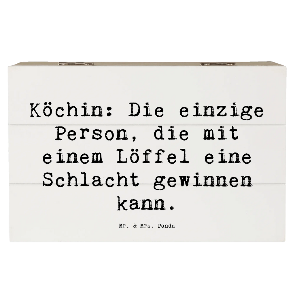 Holzkiste Spruch Köchin: Die einzige Person, die mit einem Löffel eine Schlacht gewinnen kann. Geschenkdose, Truhe, Aufbewahrungsbox, Schatzkiste, Dekokiste, Geschenkbox, Erinnerungsbox, XXL, Erinnerungskiste, Holzkiste, Schatulle, Kiste, Beruf, Ausbildung, Jubiläum, Abschied, Rente, Kollege, Kollegin, Geschenk, Schenken, Arbeitskollege, Mitarbeiter, Firma, Danke, Dankeschön