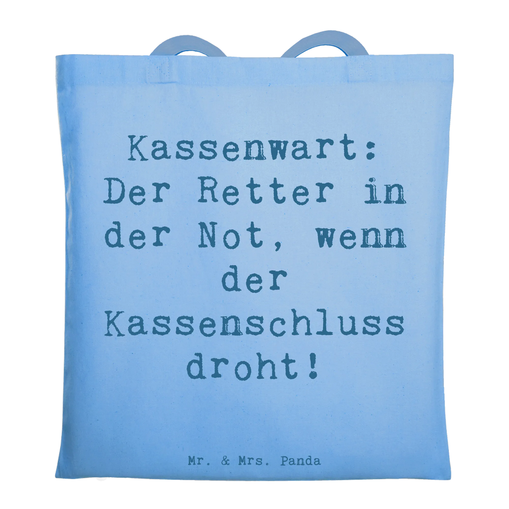 Tragetasche Spruch Kassenwart: Der Retter in der Not, wenn der Kassenschluss droht! Einkaufstüte, Stoffbeutel, Stofftasche, Tragetasche, Shopper, Umhängetasche, Tasche, Jutetasche, Beutel, Badetasche, Einkaufstasche, Schultertasche, Laptoptasche, Beuteltasche, Jutebeutel, Strandtasche, Beruf, Ausbildung, Jubiläum, Abschied, Rente, Kollege, Kollegin, Geschenk, Schenken, Arbeitskollege, Mitarbeiter, Firma, Danke, Dankeschön