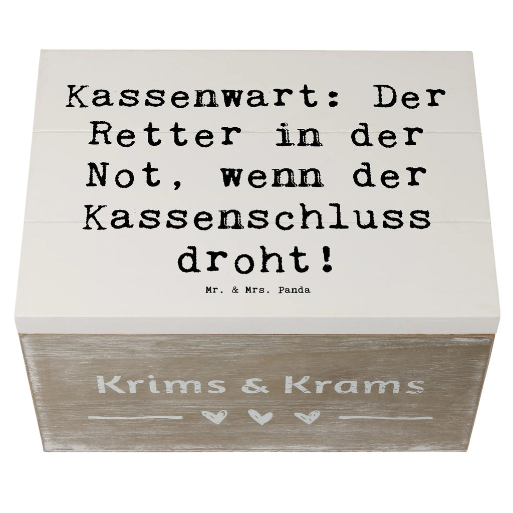 Wooden chest Saying Kassenwart: Der Retter in der Not, wenn der Kassenschluss droht! Geschenkbox, Kiste, Schatulle, XXL, Erinnerungsbox, Holzkiste, Dekokiste, Schatzkiste, Aufbewahrungsbox, Erinnerungskiste, Truhe, Geschenkdose, Beruf, Ausbildung, Jubiläum, Abschied, Rente, Kollege, Kollegin, Geschenk, Schenken, Arbeitskollege, Mitarbeiter, Firma, Danke, Dankeschön