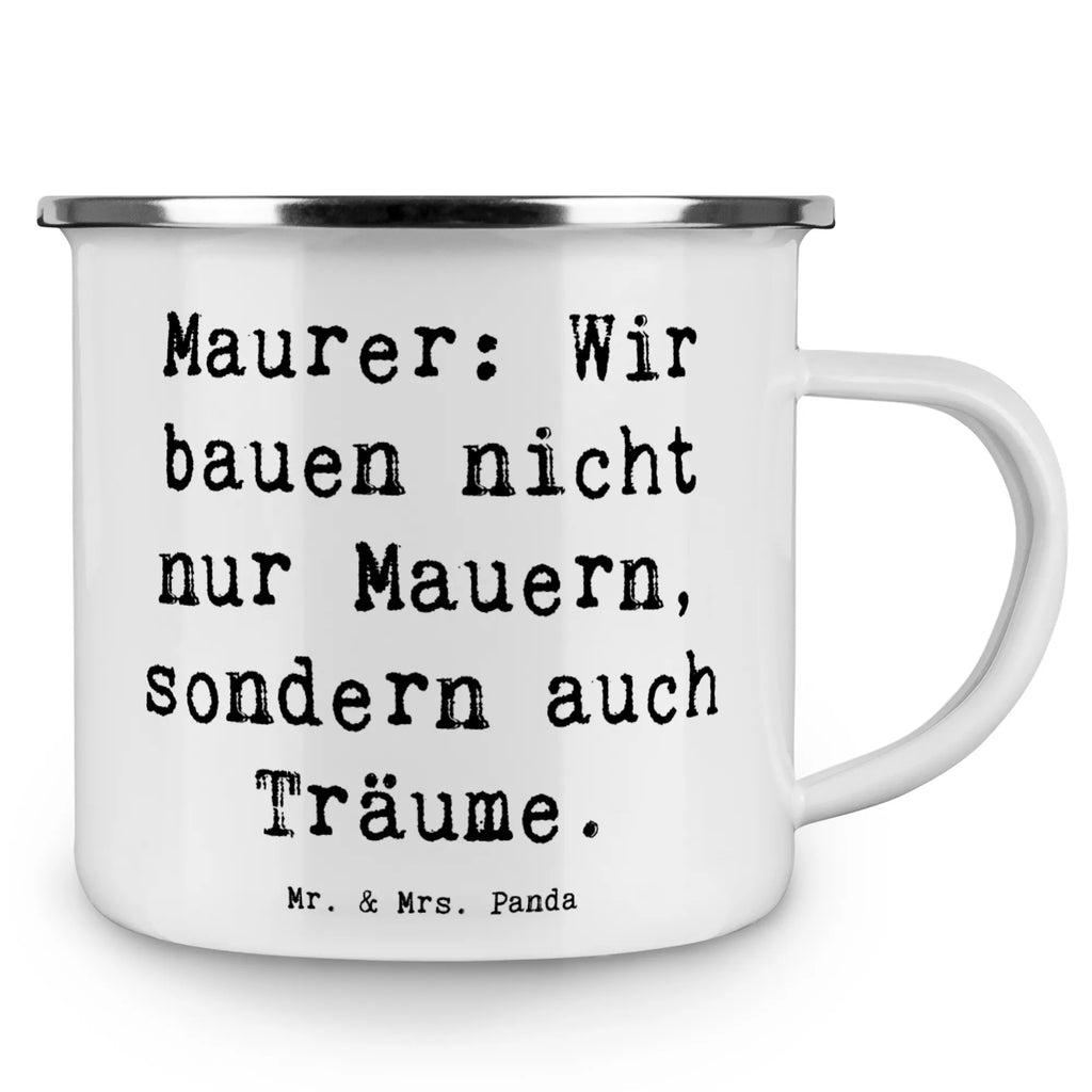 Camping Emaille Tasse Spruch Maurer: Wir bauen nicht nur Mauern, sondern auch Träume. Camping Becher, Emaille Trinkbecher, Campingbecher, Trinkbecher, Outdoor Tasse, Emaille Campingbecher, Camping Tasse Metall, Emaille Becher Camping, Metalltasse für Camping, Camping Becher Edelstahl, Camping Tasse Emaille, Kaffee Blechtasse, Blechtassen, Blechtasse, Metall Tasse, Emailletasse, Emaille Becher, Camping Tassen, Emaille Tasse, Tasse Emaille, Outdoor Becher, Camping Tassen Emaille, Emaille Tassen, Campingtasse, Campingtassen, Edelstahl Trinkbecher, Metalltasse, Emaille Tasse Camping, Blechtasse Outdoor, Tasse Camping, Beruf, Ausbildung, Jubiläum, Abschied, Rente, Kollege, Kollegin, Geschenk, Schenken, Arbeitskollege, Mitarbeiter, Firma, Danke, Dankeschön