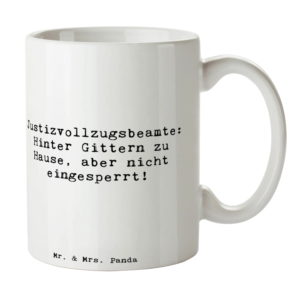 Kubek Cytat Justizvollzugsbeamte: Hinter Gittern zu Hause, aber nicht eingesperrt! Prezent, Dziękuję, Zawód, Wykształcenie, Jubileusz, Pożegnanie, Emerytura, Kolega, Koleżanka, Dawać, Pracownik, Współpracownik, Dziękuję bardzo