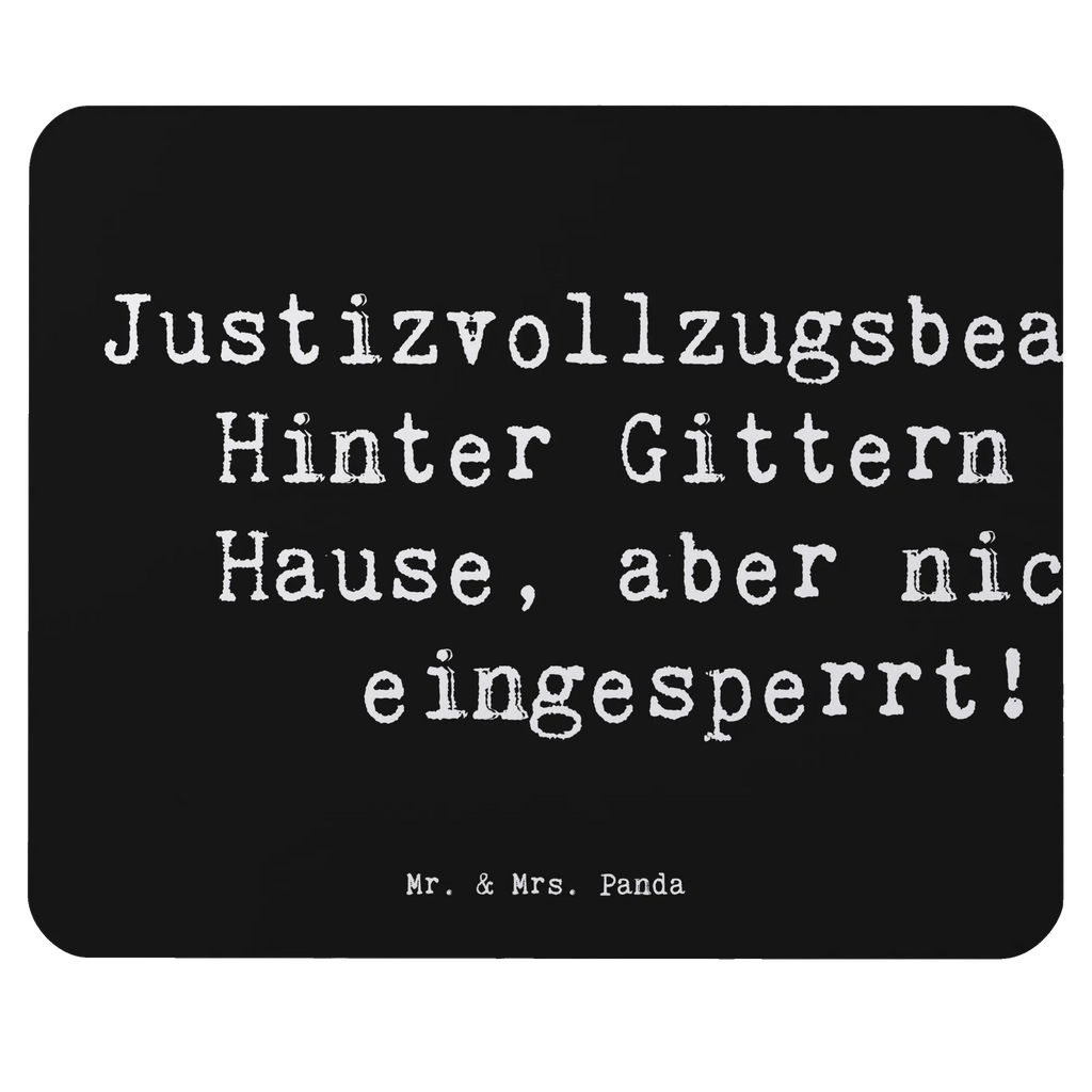 Mouse mat Saying Justizvollzugsbeamte: Hinter Gittern zu Hause, aber nicht eingesperrt! Mousepad, PC Zubehör, Büroausstattung, Arbeitszimmer, Mausunterlage, Computer zubehör, Designer Mauspad, Mauspad, Mauspad Büro, Einzigartiges Mauspad, Beruf, Ausbildung, Jubiläum, Abschied, Rente, Kollege, Kollegin, Geschenk, Schenken, Arbeitskollege, Mitarbeiter, Firma, Danke, Dankeschön