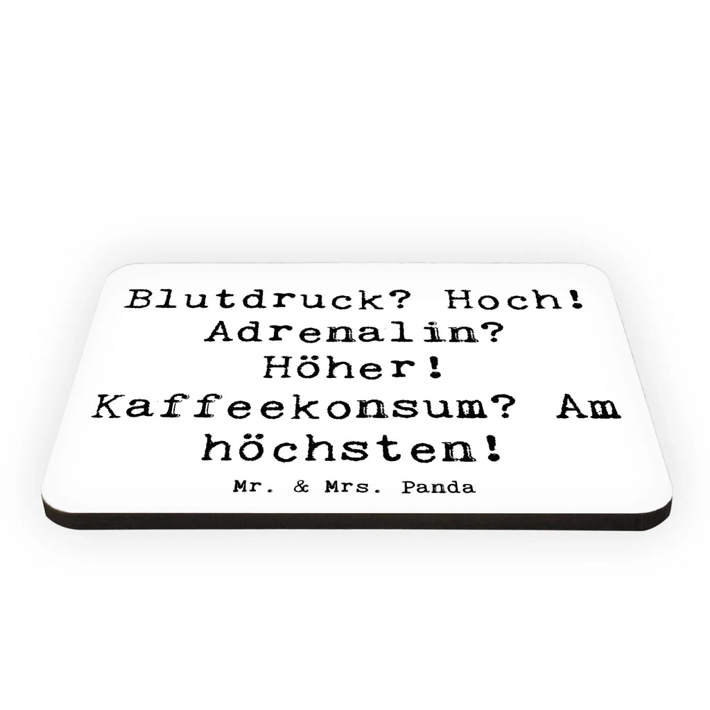 Magnet Saying Blutdruck? Hoch! Adrenalin? Höher! Kaffeekonsum? Am höchsten! Kühlschrankmagnet, Souvenir Magnet, Pinnwandmagnet, Dekomagnet, Motivmagnete, Whiteboard Magnet, Notiz Magnet, Kühlschrank Dekoration, Beruf, Ausbildung, Jubiläum, Abschied, Rente, Kollege, Kollegin, Geschenk, Schenken, Arbeitskollege, Mitarbeiter, Firma, Danke, Dankeschön