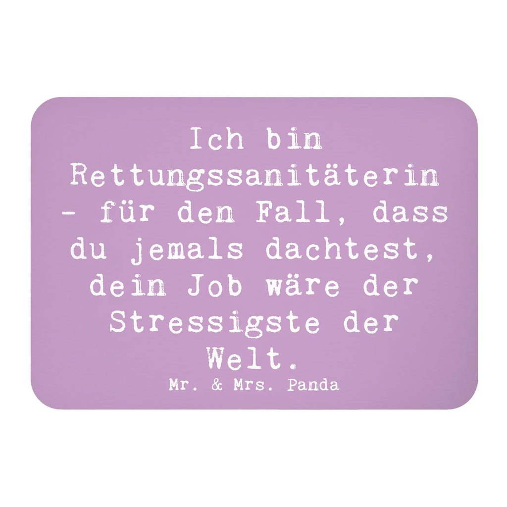 Magnet Spruch Ich bin Rettungssanitäterin - für den Fall, dass du jemals dachtest, dein Job wäre der Stressigste der Welt. Whiteboard Magnet, Souvenir Magnet, Kühlschrankmagnet, Notiz Magnet, Dekomagnet, Kühlschrank Dekoration, Pinnwandmagnet, Motivmagnete, Beruf, Ausbildung, Jubiläum, Abschied, Rente, Kollege, Kollegin, Geschenk, Schenken, Arbeitskollege, Mitarbeiter, Firma, Danke, Dankeschön