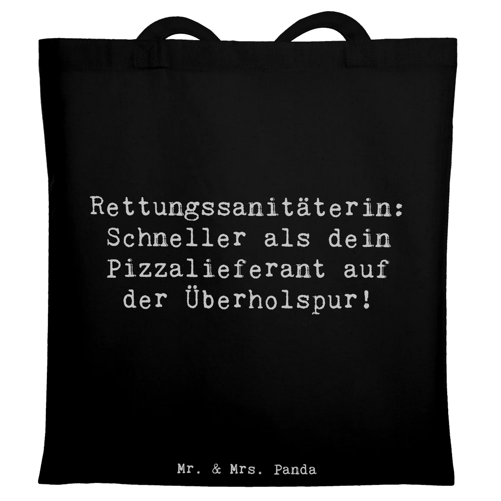 Tote bag Saying Rettungssanitäterin: Schneller als dein Pizzalieferant auf der Überholspur! Schultertasche, Badetasche, Tasche, Einkaufstüte, Stoffbeutel, Umhängetasche, Beutel, Stofftasche, Jutebeutel, Shopper, Laptoptasche, Tragetasche, Strandtasche, Jutetasche, Beuteltasche, Einkaufstasche, Beruf, Ausbildung, Jubiläum, Abschied, Rente, Kollege, Kollegin, Geschenk, Schenken, Arbeitskollege, Mitarbeiter, Firma, Danke, Dankeschön
