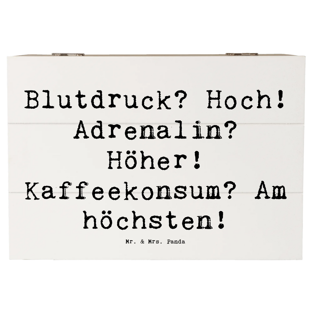Holzkiste Spruch Blutdruck? Hoch! Adrenalin? Höher! Kaffeekonsum? Am höchsten! Erinnerungsbox, Holzkiste, XXL, Geschenkdose, Truhe, Schatulle, Schatzkiste, Geschenkbox, Kiste, Dekokiste, Erinnerungskiste, Aufbewahrungsbox, Beruf, Ausbildung, Jubiläum, Abschied, Rente, Kollege, Kollegin, Geschenk, Schenken, Arbeitskollege, Mitarbeiter, Firma, Danke, Dankeschön