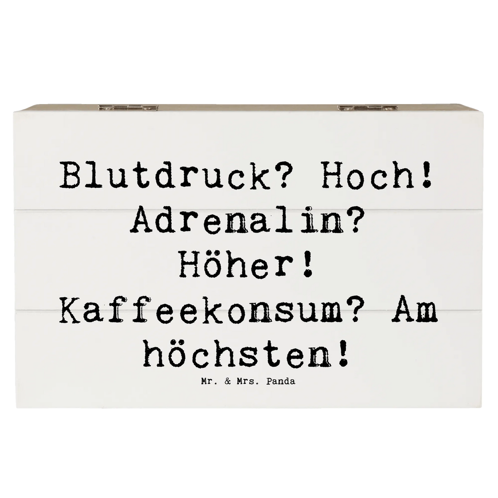 Holzkiste Spruch Blutdruck? Hoch! Adrenalin? Höher! Kaffeekonsum? Am höchsten! Erinnerungsbox, Holzkiste, XXL, Geschenkdose, Truhe, Schatulle, Schatzkiste, Geschenkbox, Kiste, Dekokiste, Erinnerungskiste, Aufbewahrungsbox, Beruf, Ausbildung, Jubiläum, Abschied, Rente, Kollege, Kollegin, Geschenk, Schenken, Arbeitskollege, Mitarbeiter, Firma, Danke, Dankeschön