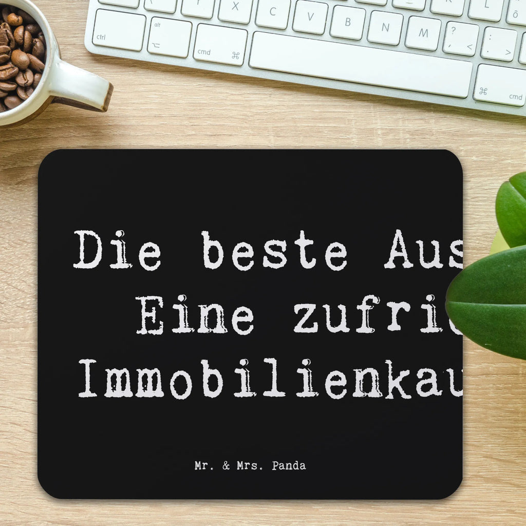 Mauspad Spruch Die beste Aussicht? Eine zufriedene Immobilienkauffrau! Mauspad, Arbeitszimmer, Büroausstattung, Computer zubehör, Designer Mauspad, Mausunterlage, PC Zubehör, Einzigartiges Mauspad, Mauspad Büro, Mousepad, Beruf, Ausbildung, Jubiläum, Abschied, Rente, Kollege, Kollegin, Geschenk, Schenken, Arbeitskollege, Mitarbeiter, Firma, Danke, Dankeschön