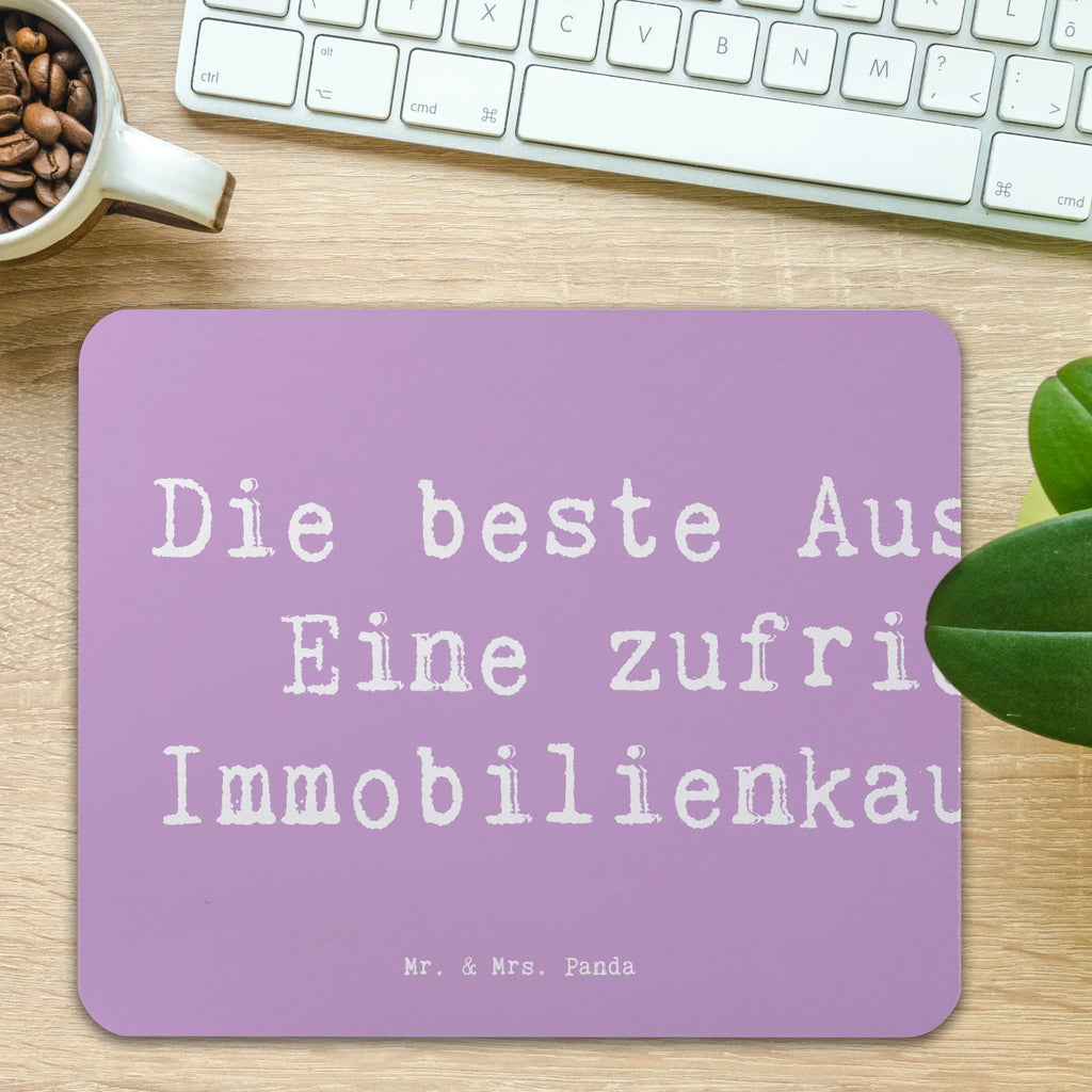 Mauspad Spruch Die beste Aussicht? Eine zufriedene Immobilienkauffrau! Mauspad, Arbeitszimmer, Büroausstattung, Computer zubehör, Designer Mauspad, Mausunterlage, PC Zubehör, Einzigartiges Mauspad, Mauspad Büro, Mousepad, Beruf, Ausbildung, Jubiläum, Abschied, Rente, Kollege, Kollegin, Geschenk, Schenken, Arbeitskollege, Mitarbeiter, Firma, Danke, Dankeschön