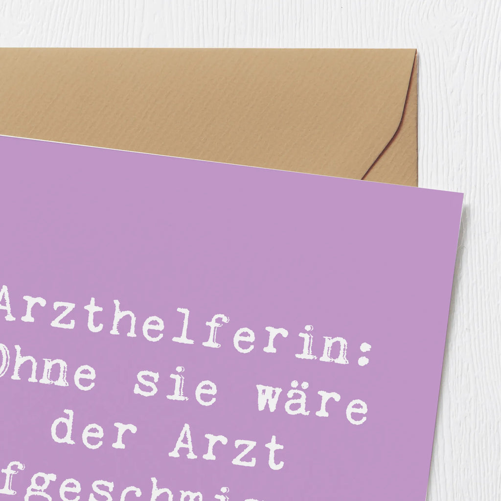 Deluxe Karte Spruch Arzthelferin Herz Hochzeitskarte, Einladungskarte, Grußkarte, Karte, Glückwunschkarte, Hochwertige Klappkarte, Klappkarte, Geburtstagskarte, Hochwertige Grußkarte, Beruf, Ausbildung, Jubiläum, Abschied, Rente, Kollege, Kollegin, Geschenk, Schenken, Arbeitskollege, Mitarbeiter, Firma, Danke, Dankeschön