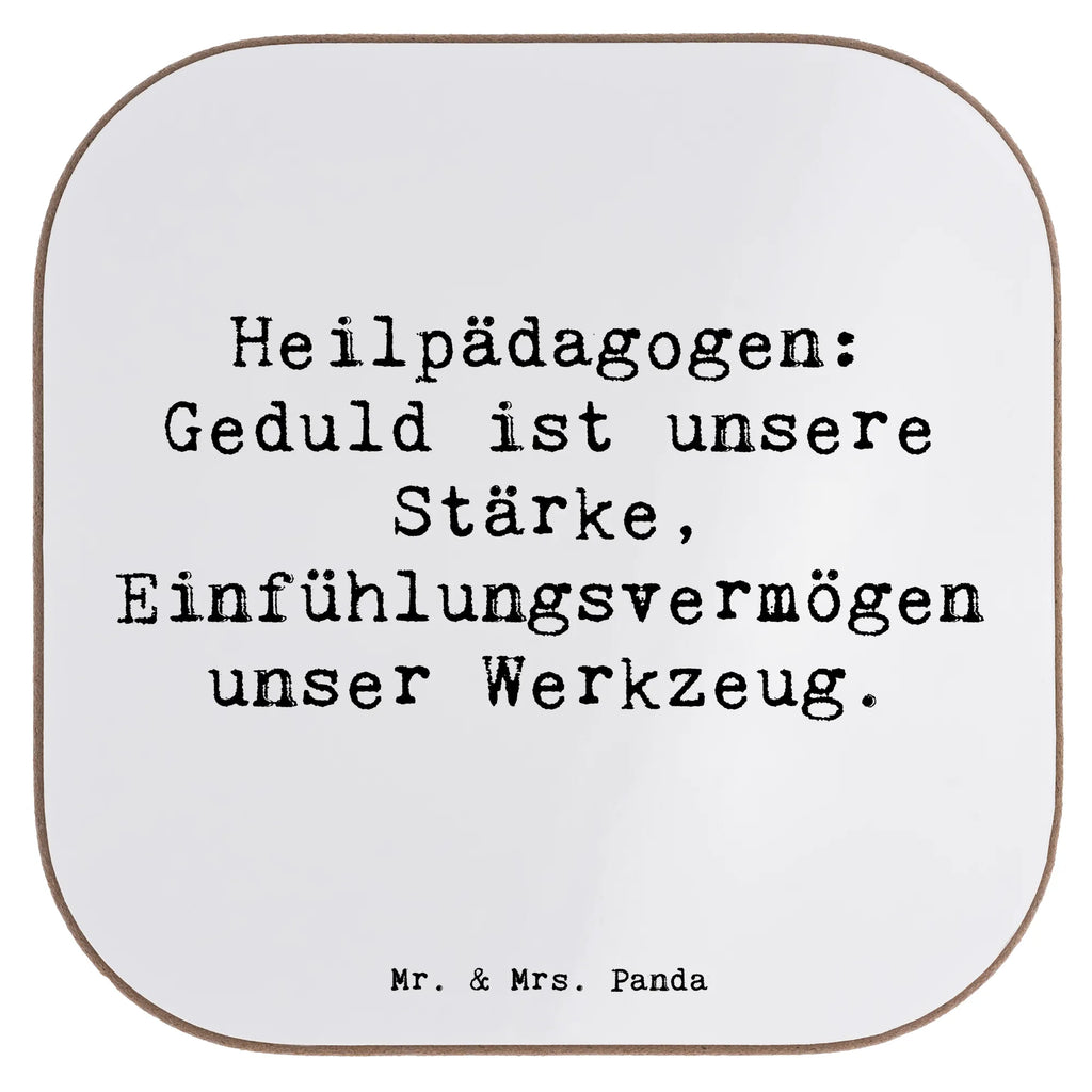 Square coaster Saying Heilpädagogen: Geduld ist unsere Stärke, Einfühlungsvermögen unser Werkzeug. Untersetzer Holz, Glasuntersetzer, Untersetzer Design, Holzuntersetzer, Korkuntersetzer, Bierdeckel, Untersetzer aus Holz, Untersetzer für Gläser, Getränkeuntersetzer, Untersetzer, Untersetzer Gläser, Tassen Untersetzer, Beruf, Ausbildung, Jubiläum, Abschied, Rente, Kollege, Kollegin, Geschenk, Schenken, Arbeitskollege, Mitarbeiter, Firma, Danke, Dankeschön