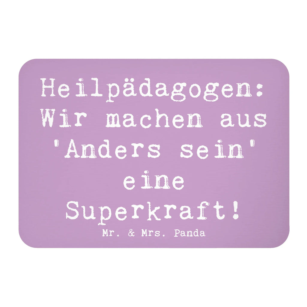 Magnet Saying Heilpädagogen: Wir machen aus 'Anders sein' eine Superkraft! Notiz Magnet, Motivmagnete, Kühlschrank Dekoration, Dekomagnet, Pinnwandmagnet, Souvenir Magnet, Kühlschrankmagnet, Whiteboard Magnet, Beruf, Ausbildung, Jubiläum, Abschied, Rente, Kollege, Kollegin, Geschenk, Schenken, Arbeitskollege, Mitarbeiter, Firma, Danke, Dankeschön