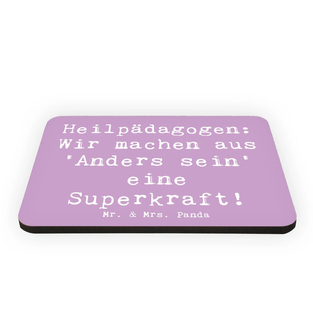 Magnet Saying Heilpädagogen: Wir machen aus 'Anders sein' eine Superkraft! Notiz Magnet, Motivmagnete, Kühlschrank Dekoration, Dekomagnet, Pinnwandmagnet, Souvenir Magnet, Kühlschrankmagnet, Whiteboard Magnet, Beruf, Ausbildung, Jubiläum, Abschied, Rente, Kollege, Kollegin, Geschenk, Schenken, Arbeitskollege, Mitarbeiter, Firma, Danke, Dankeschön
