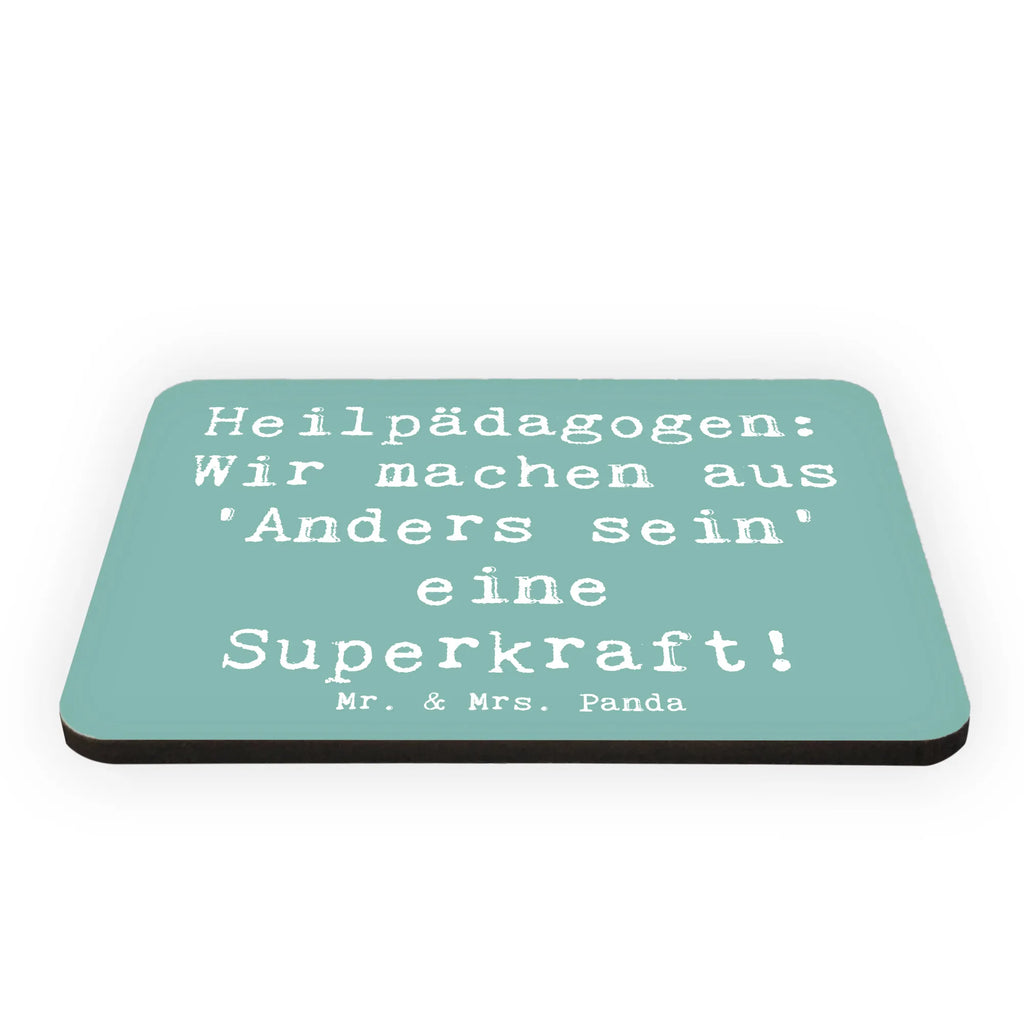 Magnet Saying Heilpädagogen: Wir machen aus 'Anders sein' eine Superkraft! Notiz Magnet, Motivmagnete, Kühlschrank Dekoration, Dekomagnet, Pinnwandmagnet, Souvenir Magnet, Kühlschrankmagnet, Whiteboard Magnet, Beruf, Ausbildung, Jubiläum, Abschied, Rente, Kollege, Kollegin, Geschenk, Schenken, Arbeitskollege, Mitarbeiter, Firma, Danke, Dankeschön