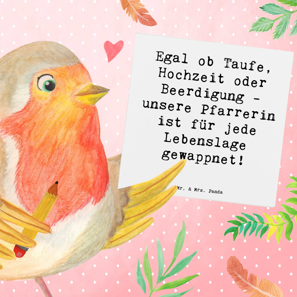 Deluxe Karte Spruch Pfarrerin Immer Da Karte, Geburtstagskarte, Einladungskarte, Hochzeitskarte, Hochwertige Grußkarte, Klappkarte, Glückwunschkarte, Hochwertige Klappkarte, Grußkarte, Beruf, Ausbildung, Jubiläum, Abschied, Rente, Kollege, Kollegin, Geschenk, Schenken, Arbeitskollege, Mitarbeiter, Firma, Danke, Dankeschön