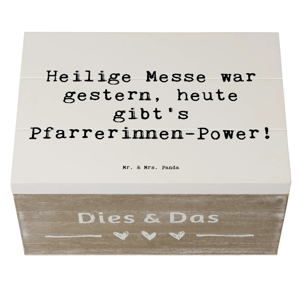 Holzkiste Spruch Pfarrerinnen Power Dekokiste, Holzkiste, Truhe, XXL, Geschenkdose, Geschenkbox, Aufbewahrungsbox, Kiste, Erinnerungsbox, Erinnerungskiste, Schatzkiste, Schatulle, Beruf, Ausbildung, Jubiläum, Abschied, Rente, Kollege, Kollegin, Geschenk, Schenken, Arbeitskollege, Mitarbeiter, Firma, Danke, Dankeschön